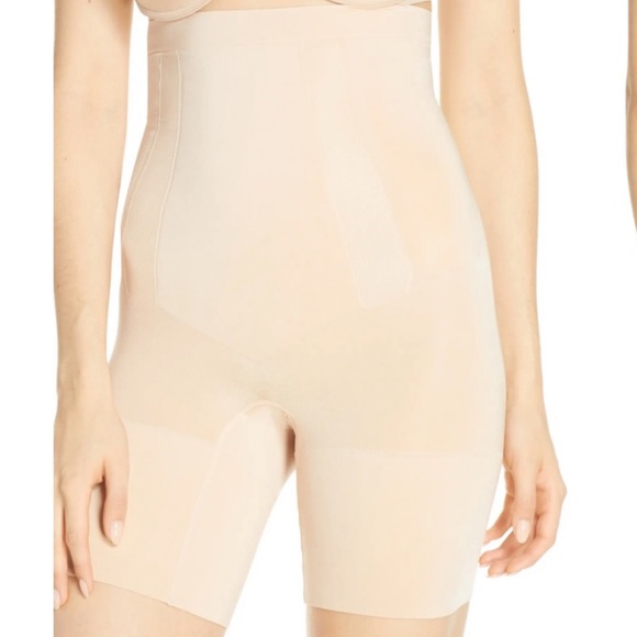 SPANX OnCore High Waist Mid Thigh Shaper Shorts